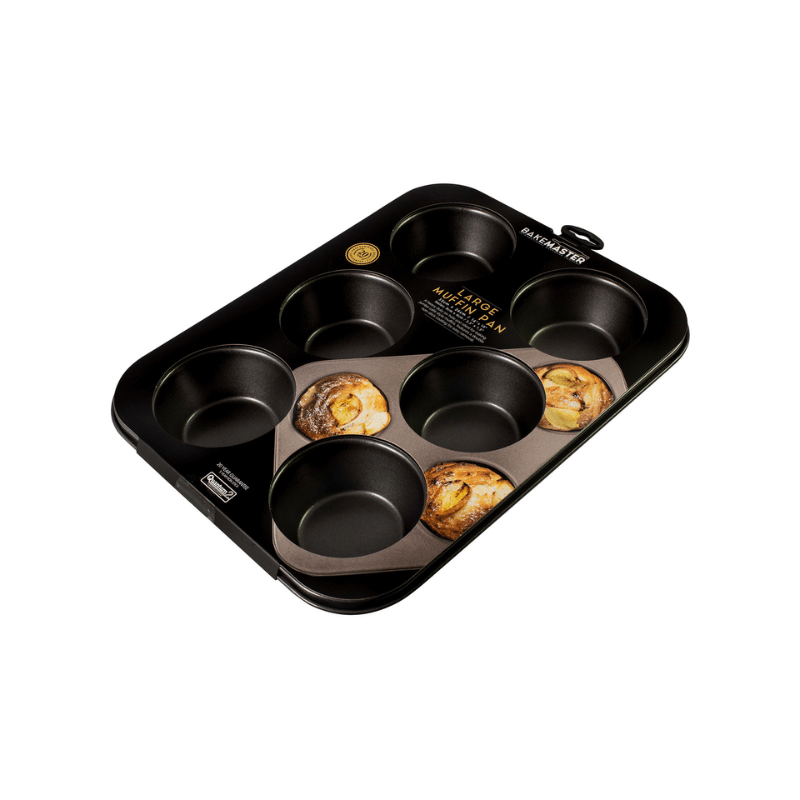 Bakemaster Non-Stick Large Muffin Pan 6 Cup The Homestore Auckland