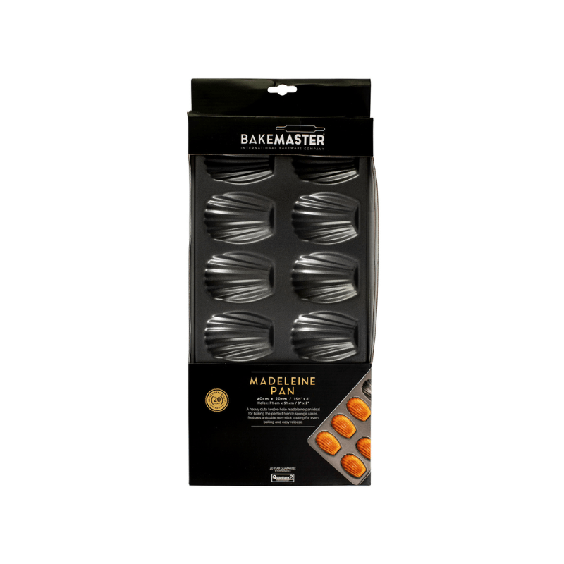 Bakemaster Non-Stick Madeleine Pan 12 Cup