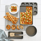 Bakemaster Non-Stick Mini Fluted Pie Dish 13cm x 3cm Set of 4
