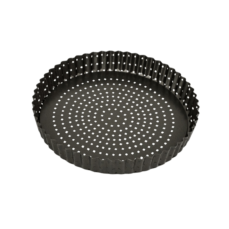 Bakemaster Perfect Crust Non-Stick Loose Base Quiche Pan 25cm