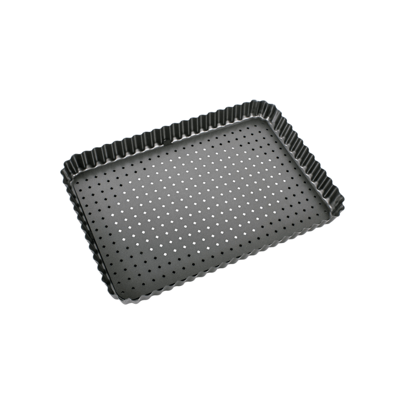 Bakemaster Perfect Crust Non-Stick Rectangular Quiche Pan 31cm x 21cm