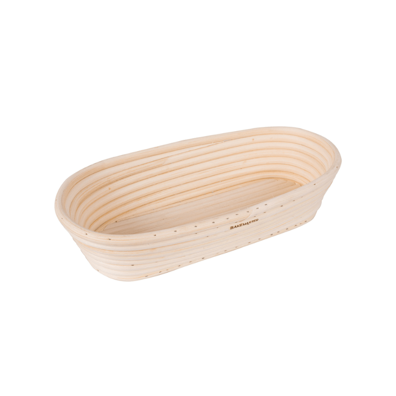 Bakemaster Rattan Oval Proving Basket 27cm x 13cm