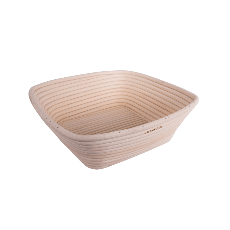 Bakemaster Rattan Square Proving Basket 25cm