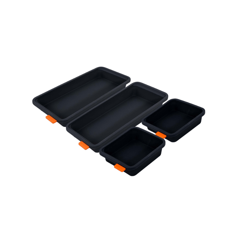 Bakemaster Reinforced Silicone Divider Trays 4-Pack