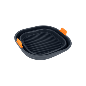 Bakemaster Reinforced Silicone Square Air Fryer Insert 21cm x 6.5cm