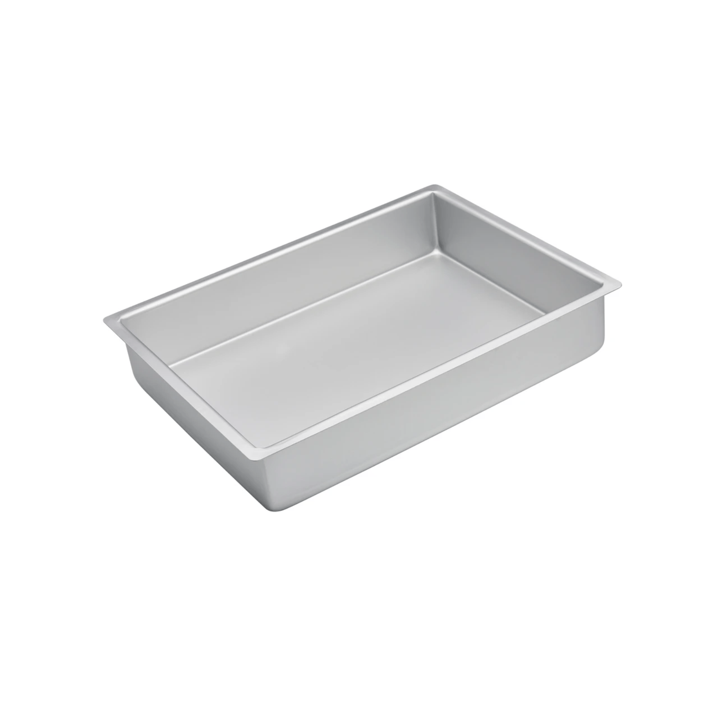 Bakemaster Silver Anodised Rectangular Cake Pan 38cm x 28cm