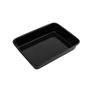 Bakemaster Vitreous Enamel Non-Stick Roasting Pan 28cm x 21cm