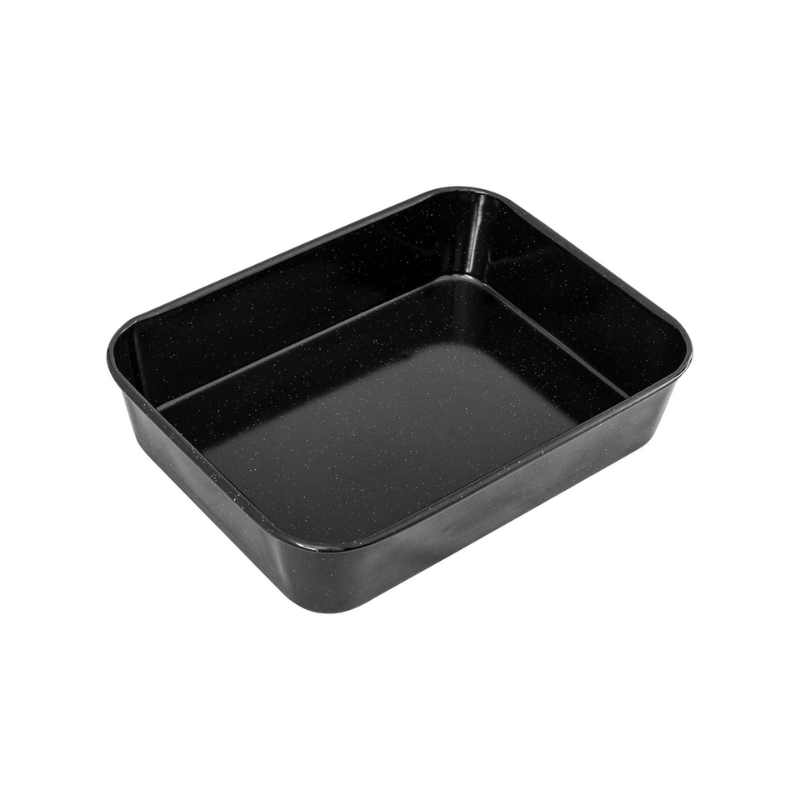 Bakemaster Vitreous Enamel Non-Stick Roasting Pan 35cm x 25cm