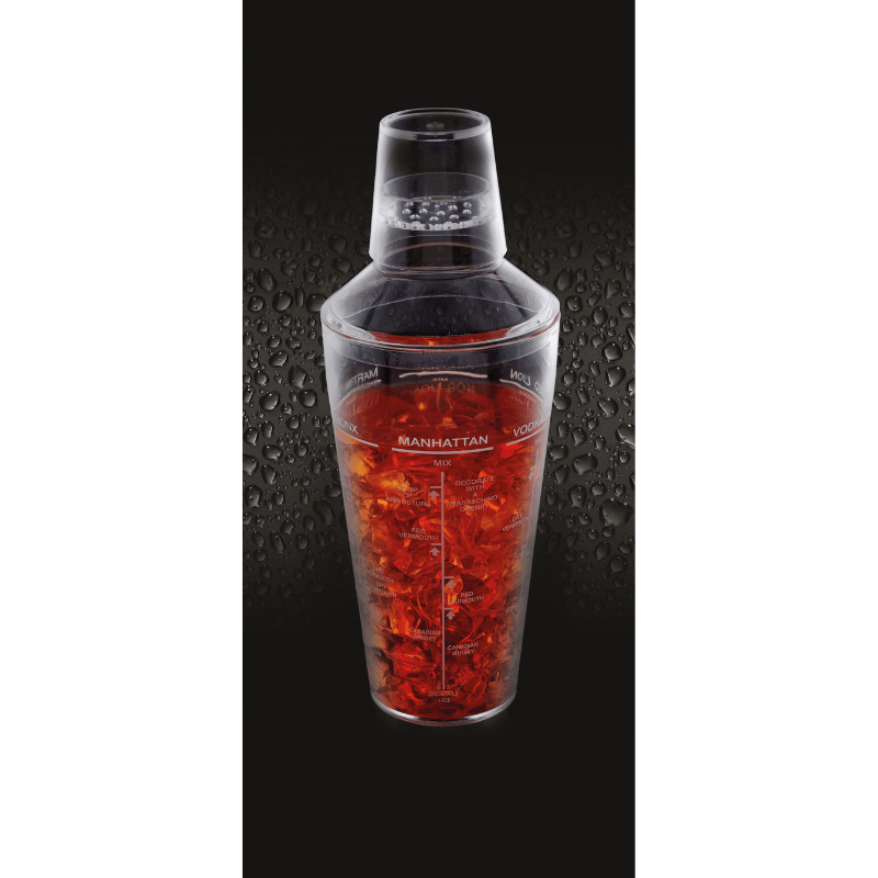 BarCraft Acrylic Cocktail Shaker 700ml