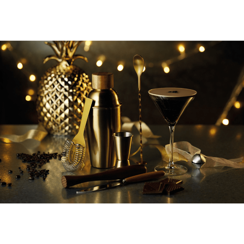 BarCraft Brass Cocktail Set 6-Piece