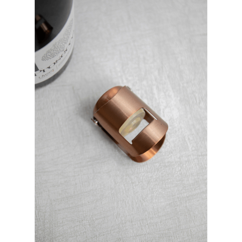 BarCraft Champagne & Prosecco Wine Stopper Copper