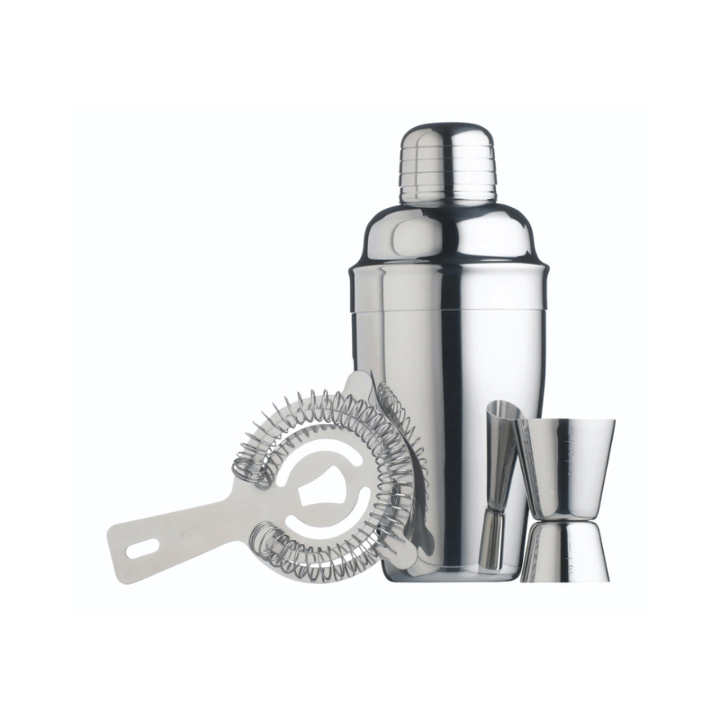 BarCraft Stainless Steel Cocktail Kit 3-Piece