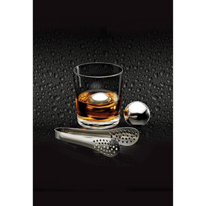 BarCraft Stainless Steel Ice Ball Set 3-Piece