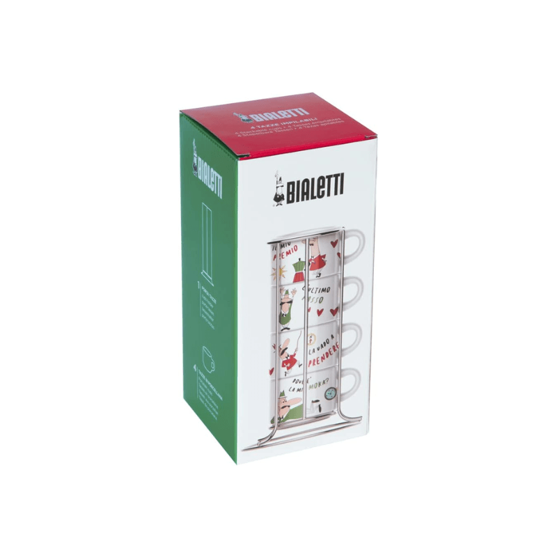 Bialetti Cappuccino 4 Cup Stack Omino