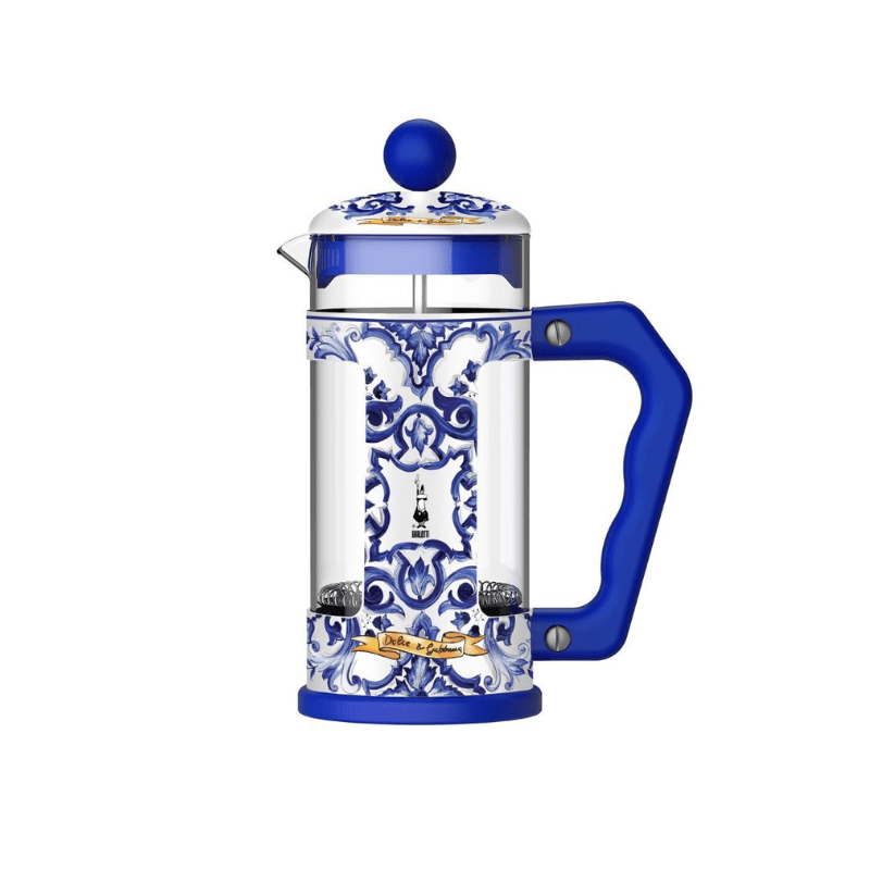 Bialetti Dolce&Gabbana Coffee Press 8 Cup 1L Blu Mediterraneo