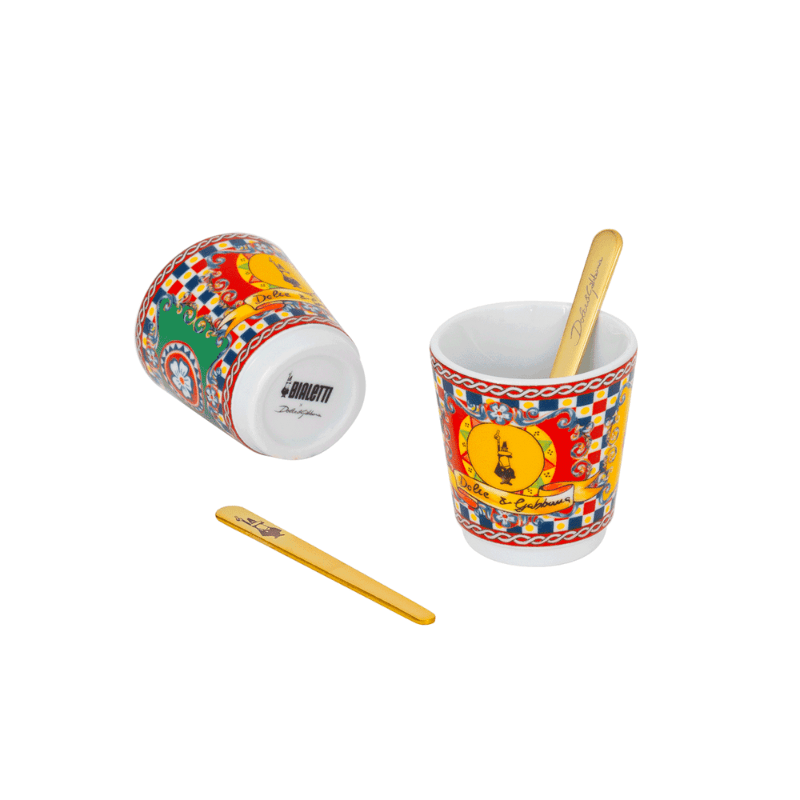 Bialetti Dolce&Gabbana Moka Express 2 Cup Stirrer Set