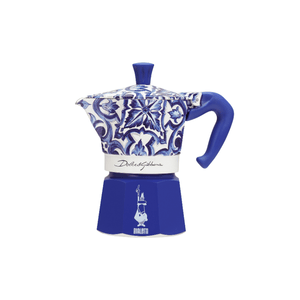 Bialetti Dolce&Gabbana Moka Express 3 Cup Blu Mediterraneo