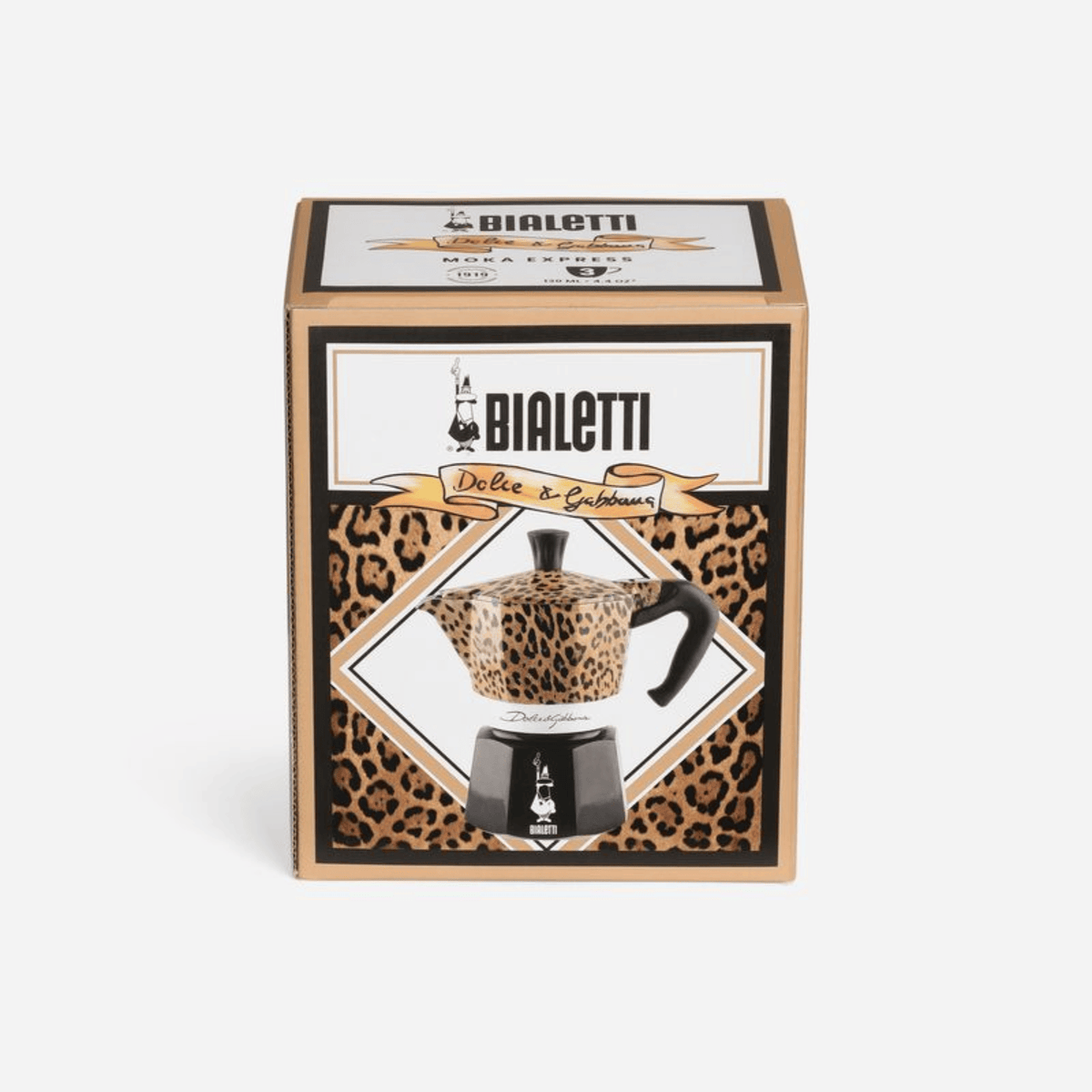 Bialetti Dolce&Gabbana Moka Express 3 Cup Leopardo