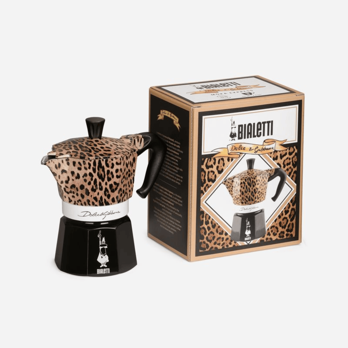 Bialetti Dolce&Gabbana Moka Express 3 Cup Leopardo