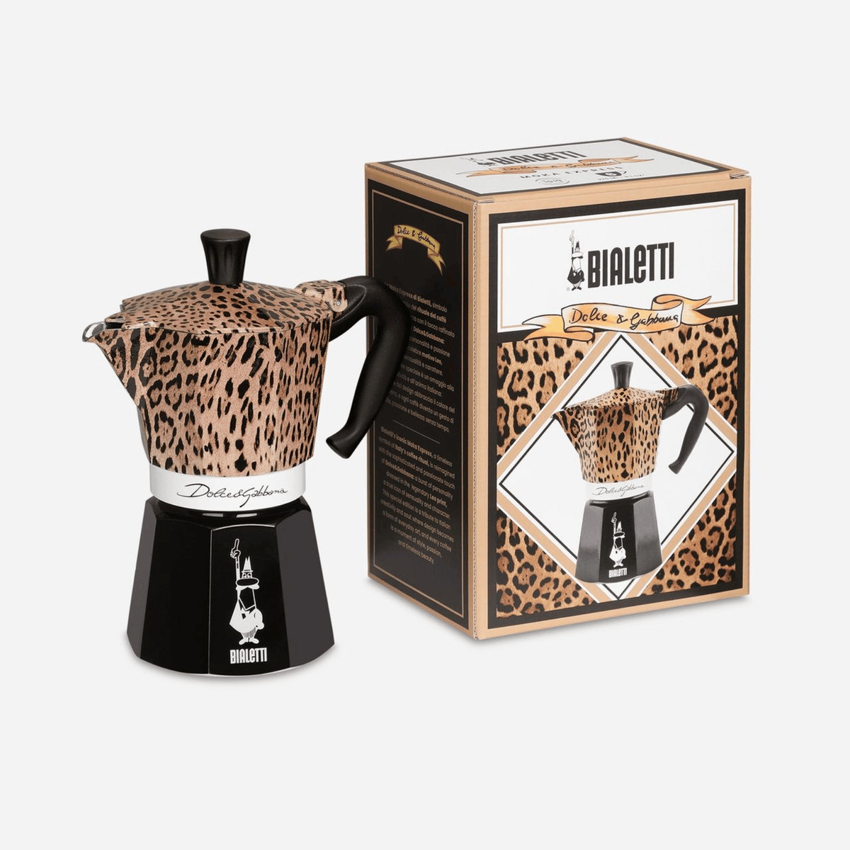 Bialetti Dolce&Gabbana Moka Express 6 Cup Leopardo