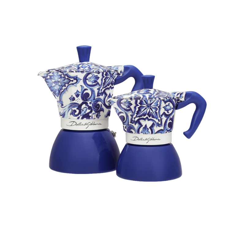 Bialetti Dolce&Gabbana Moka Induction 4 Cup Blu Mediterraneo