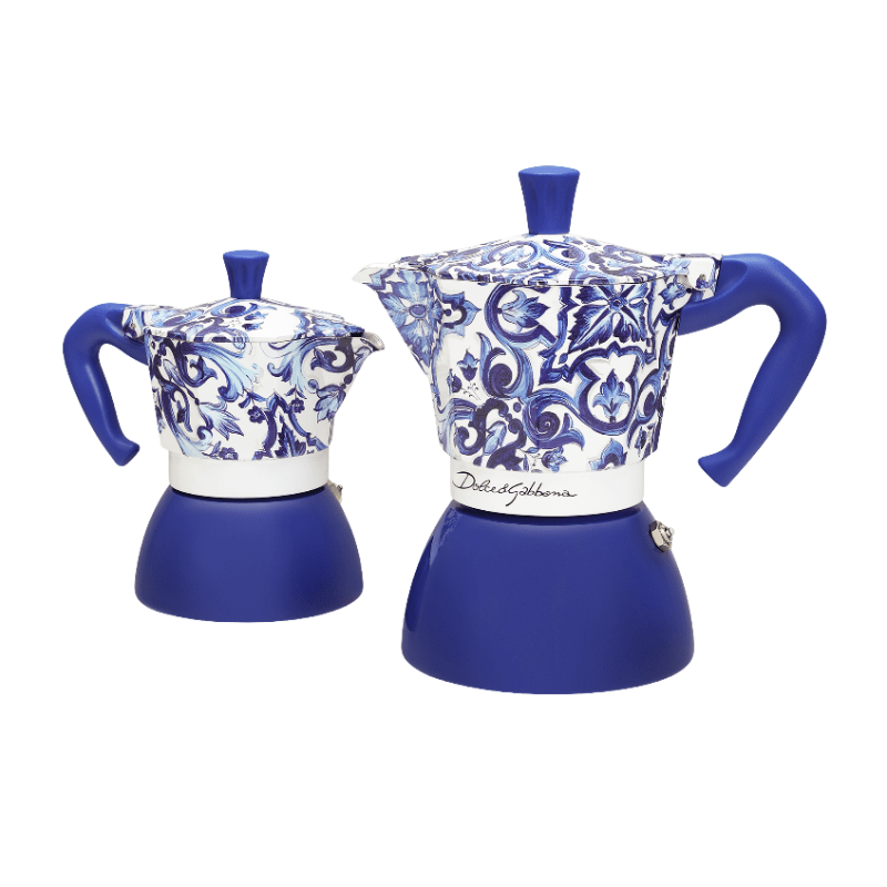 Bialetti Dolce&Gabbana Moka Induction 4 Cup Blu Mediterraneo