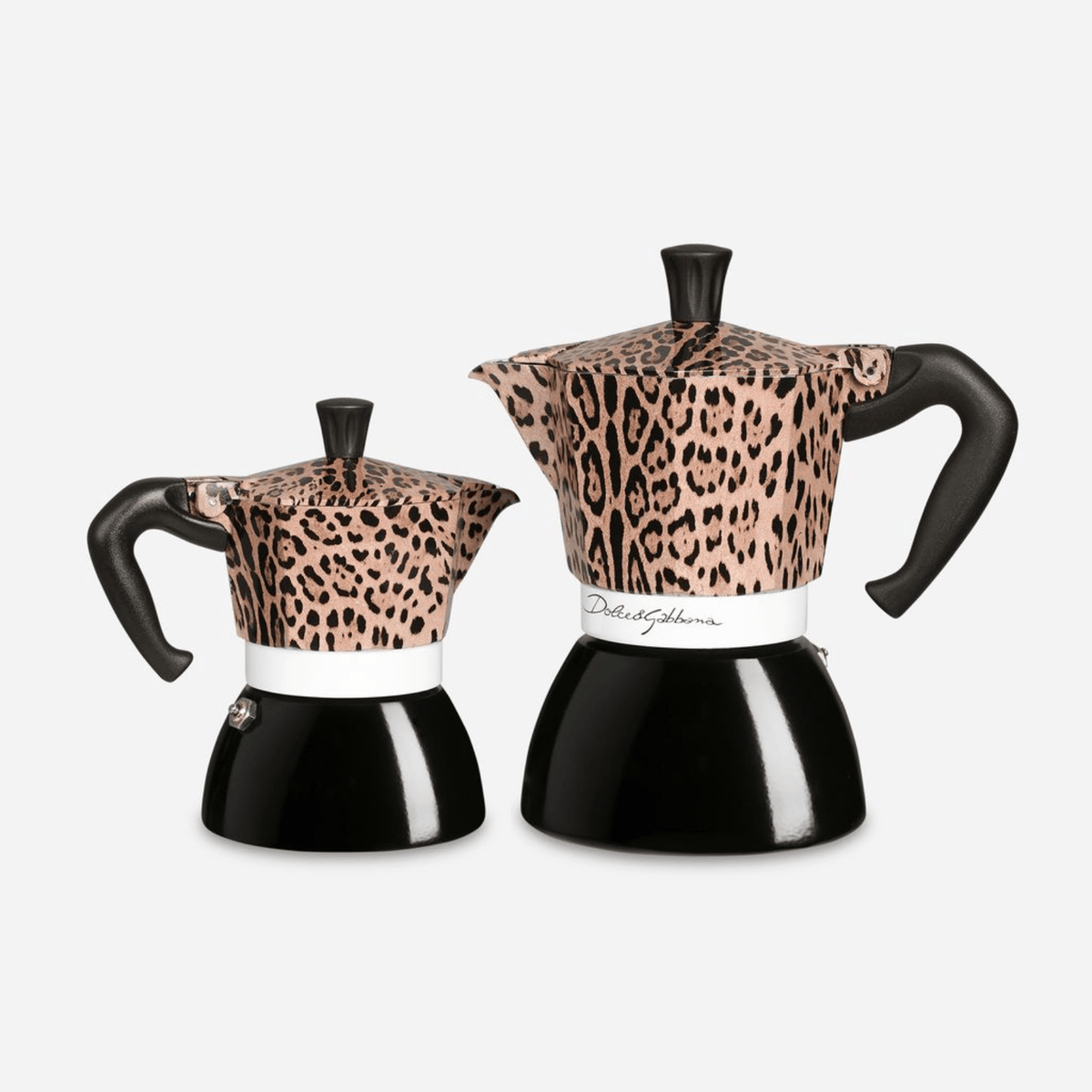 Bialetti Dolce&Gabbana Moka Induction 4 Cup Leopardo