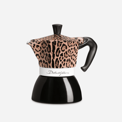 Bialetti Dolce&Gabbana Moka Induction 4 Cup Leopardo