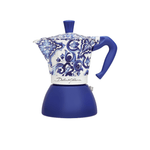 Bialetti Dolce&Gabbana Moka Induction 6 Cup Blu Mediterraneo