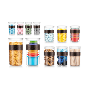 Bodum Presso Acrylic Storage Jar Small 250ml Black