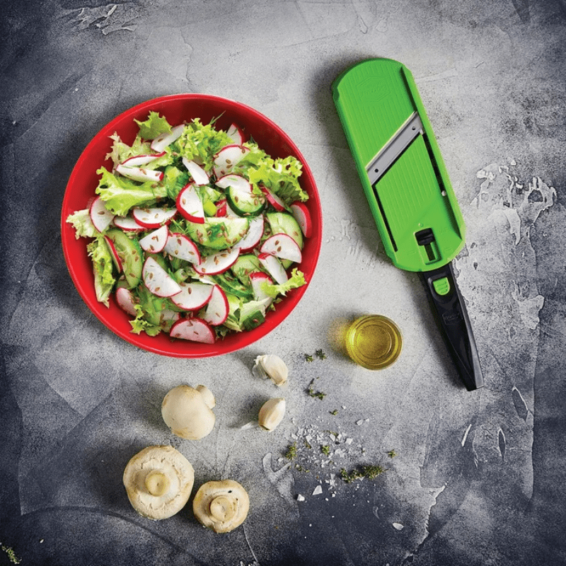 Borner Multi Slicer with Food Holder Grey Green The Homestore Auckland
