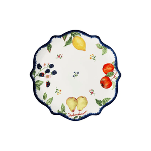 Casa Domani Frutta Scallop Footed Cake Stand 20cm