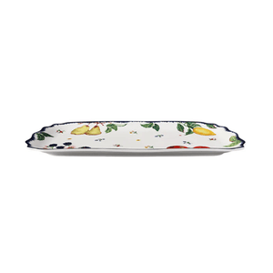 Casa Domani Frutta Scallop Oblong Platter 30.5cm