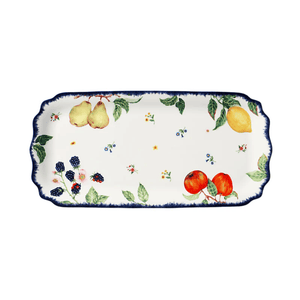 Casa Domani Frutta Scallop Oblong Platter 30.5cm