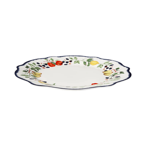 Casa Domani Frutta Scallop Rim Plate 27cm