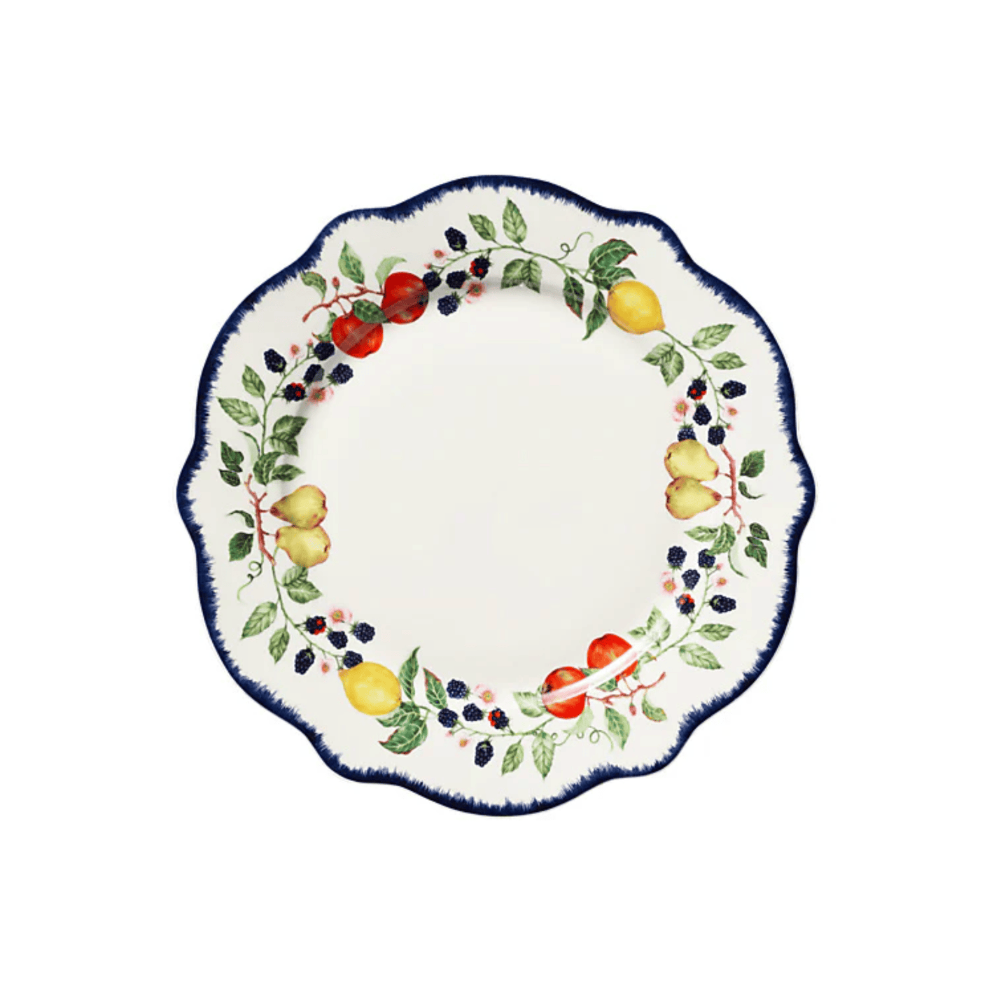 Casa Domani Frutta Scallop Rim Plate 27cm
