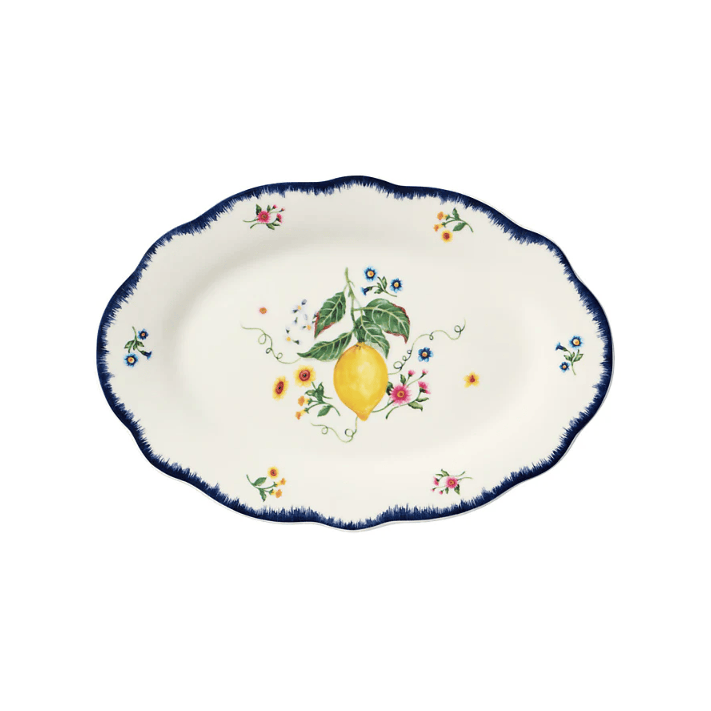 Casa Domani Frutta Scallop Rim Platter 26cm x 17cm