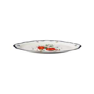 Casa Domani Frutta Scallop Rim Platter 35cm x 24cm
