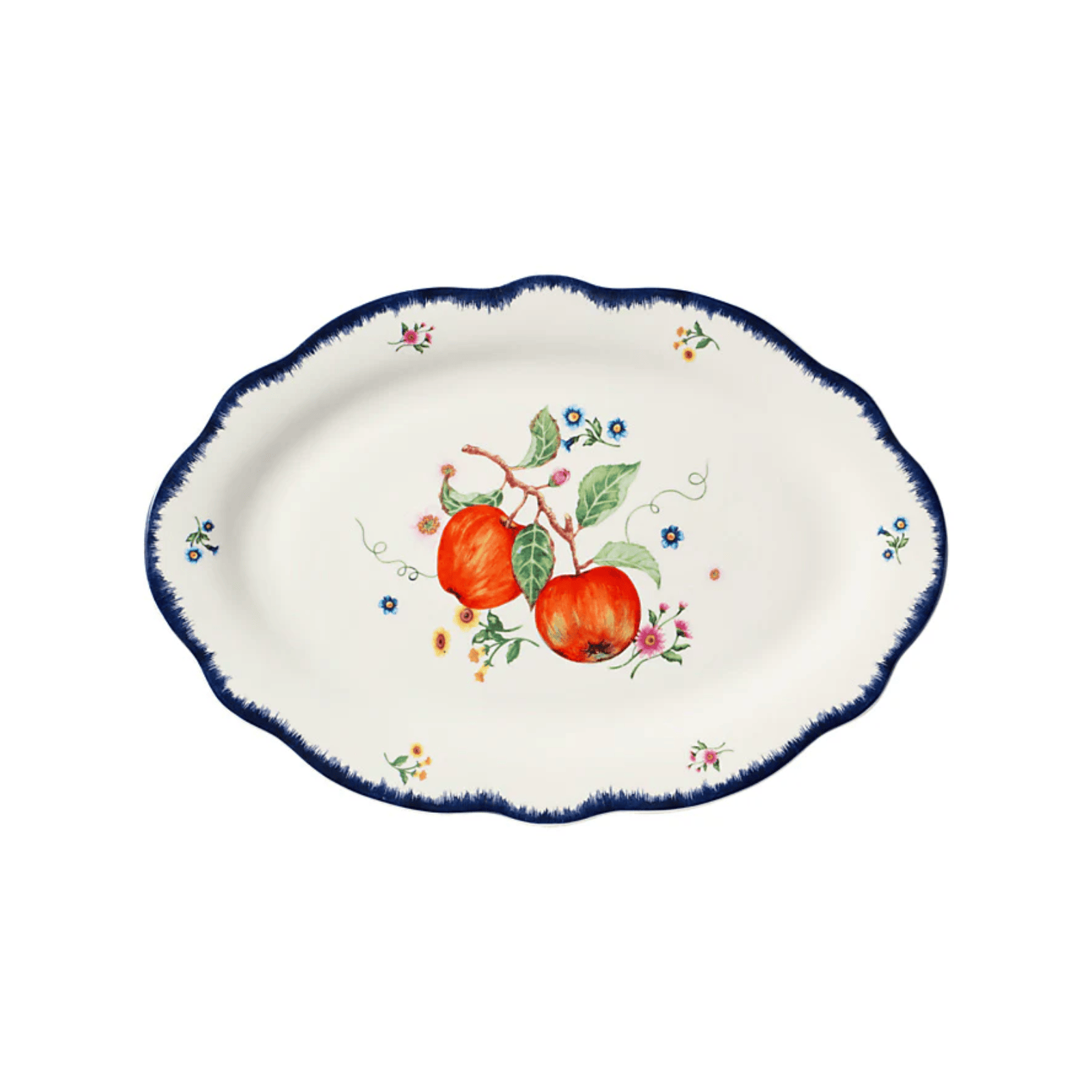 Casa Domani Frutta Scallop Rim Platter 35cm x 24cm