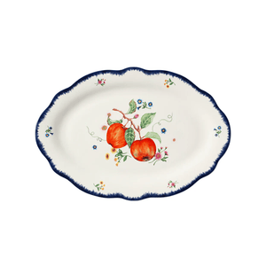 Casa Domani Frutta Scallop Rim Platter 35cm x 24cm