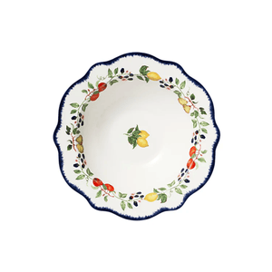 Casa Domani Frutta Scallop Rim Serving Bowl 29cm