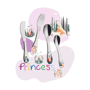 Cilio Children's Princess Cutlery Set 4-Piece