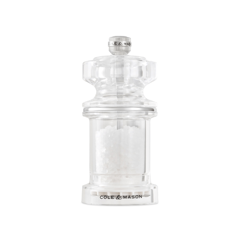 Cole & Mason Acrylic Salt Mill 12cm