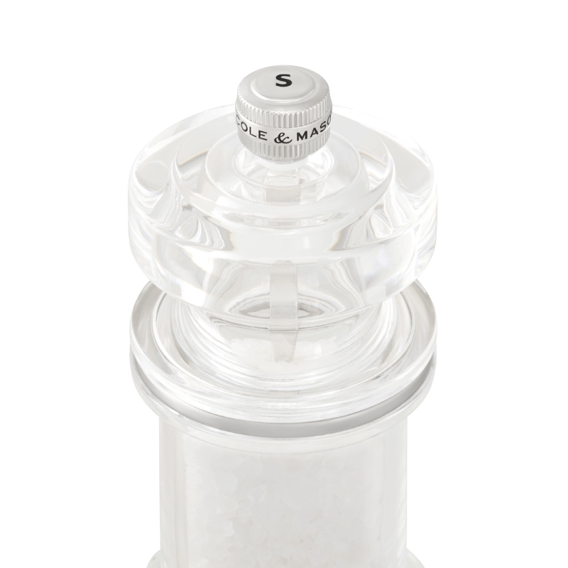 Cole & Mason Acrylic Salt Mill 12cm