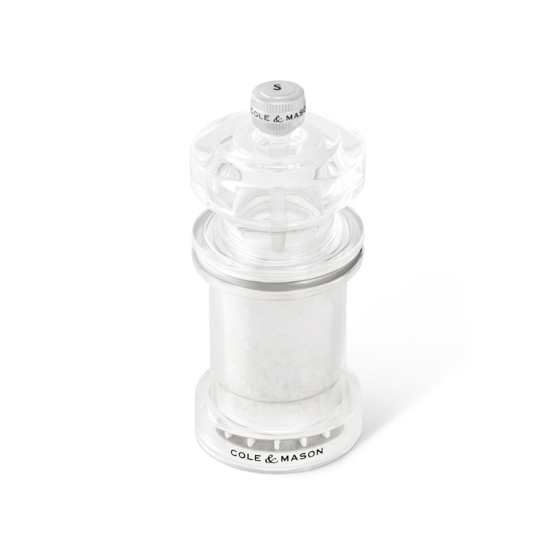 Cole & Mason Acrylic Salt Mill 12cm