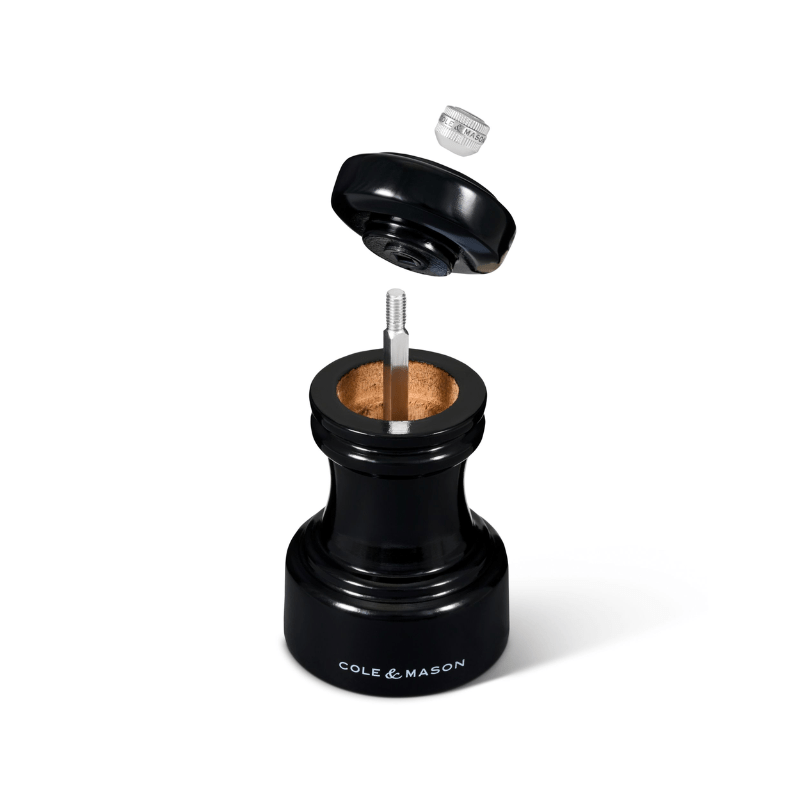 Cole & Mason Hoxton Black Gloss Pepper Mill 10cm