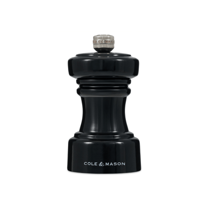 Cole & Mason Hoxton Black Gloss Pepper Mill 10cm