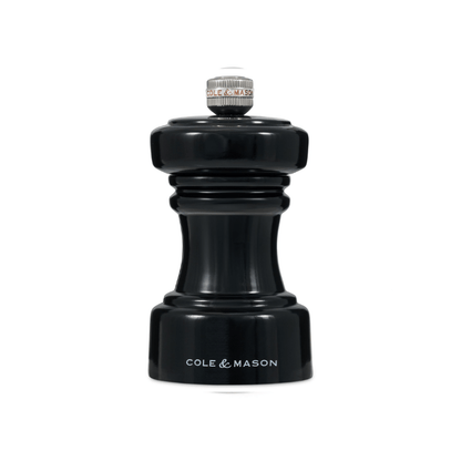 Cole & Mason Hoxton Black Gloss Salt Mill 10cm