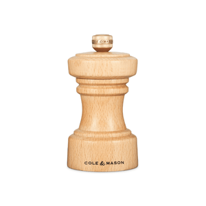 Cole & Mason Hoxton Natural Beech Salt Mill 10cm