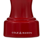 Cole & Mason Hoxton Red Gloss Salt Mill 10cm